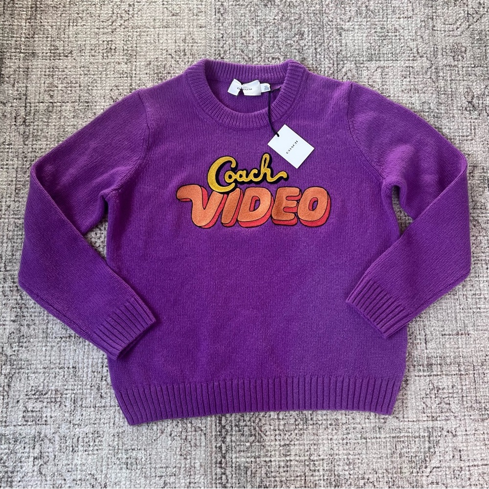Coach Video Sweater